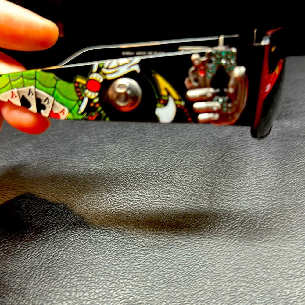 Ed Hardy Swarovski crystal sunglasses